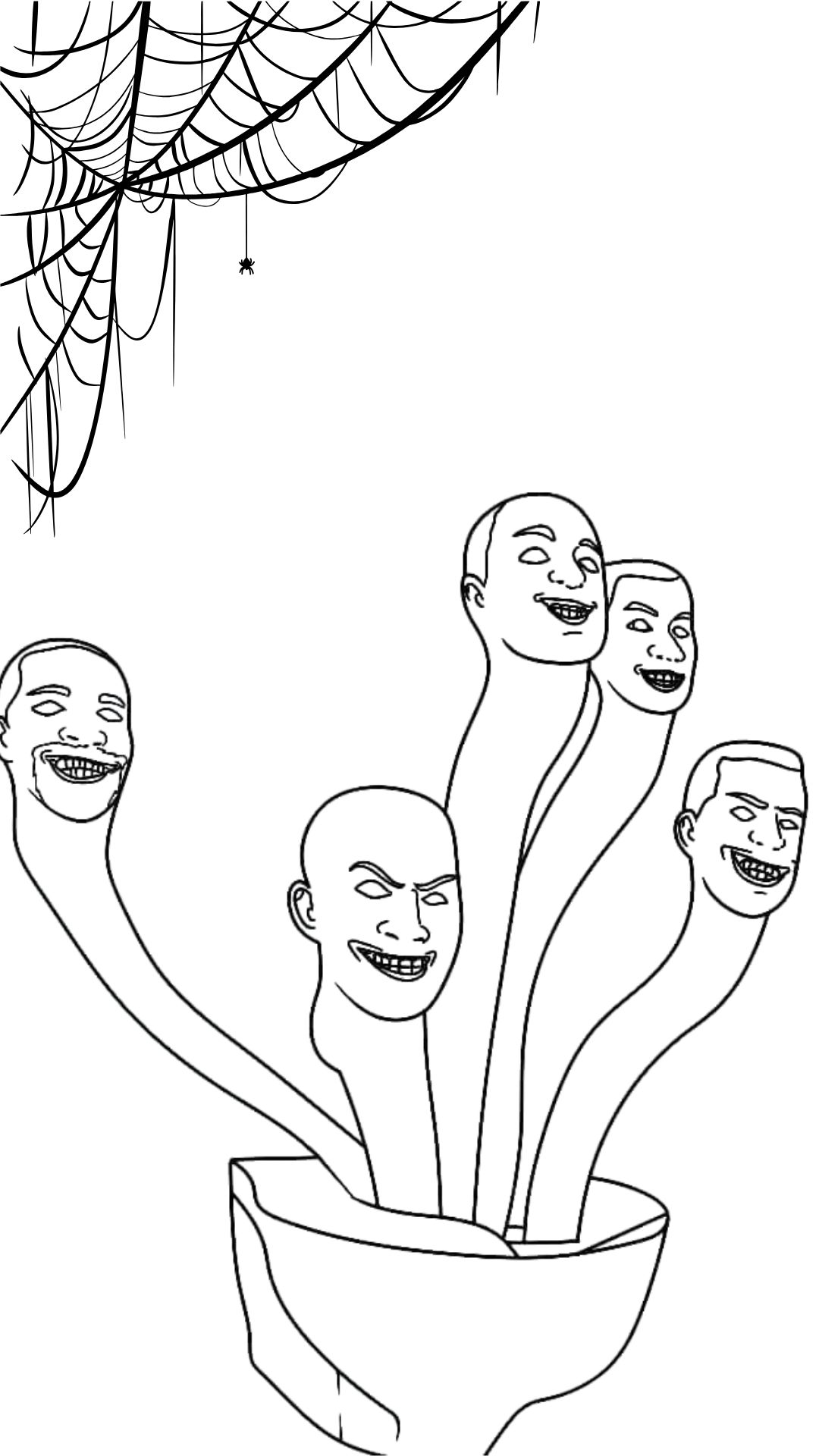 skibidi toilet cameraman coloring page