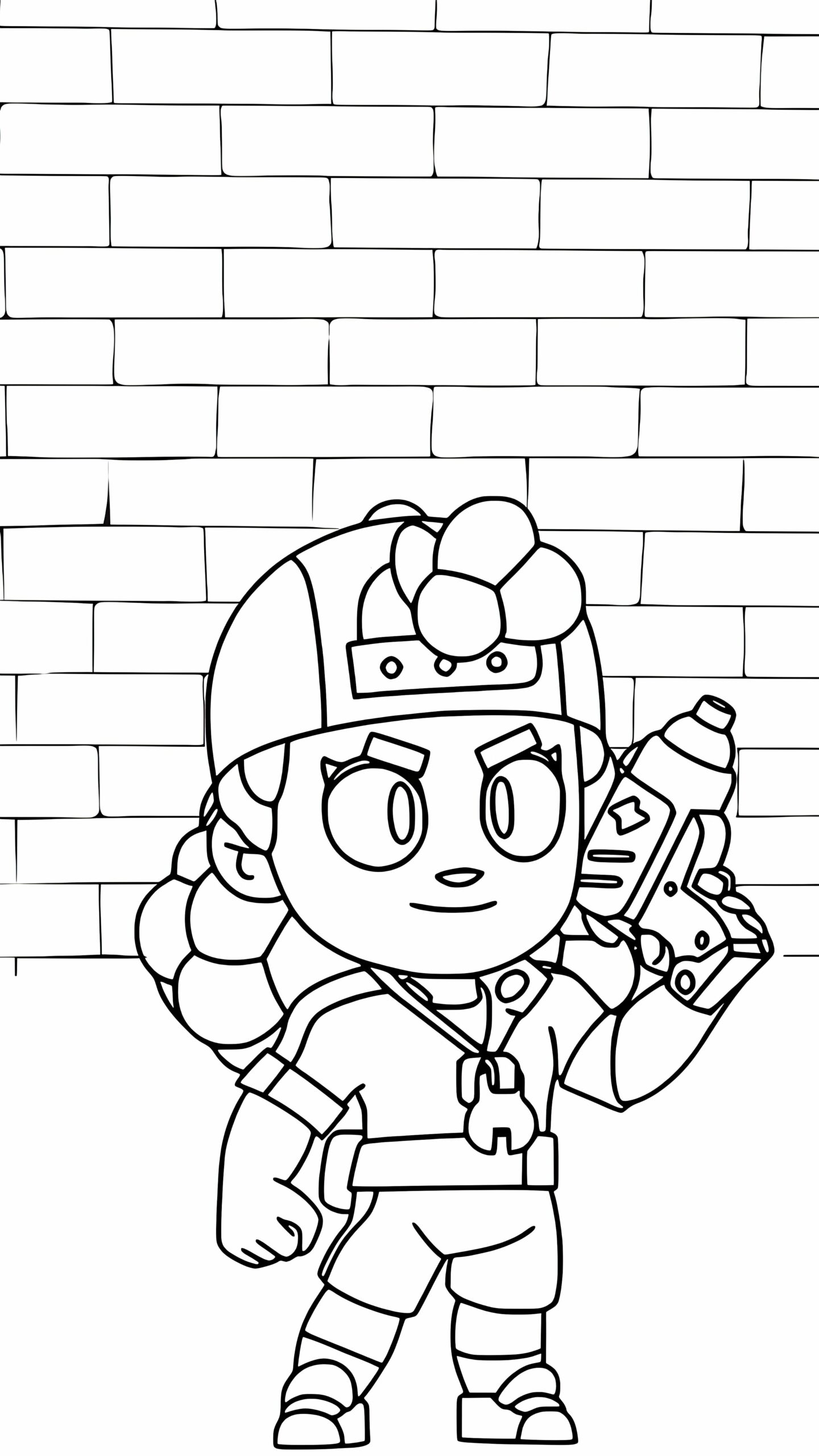 brawl stars squeak coloring pages