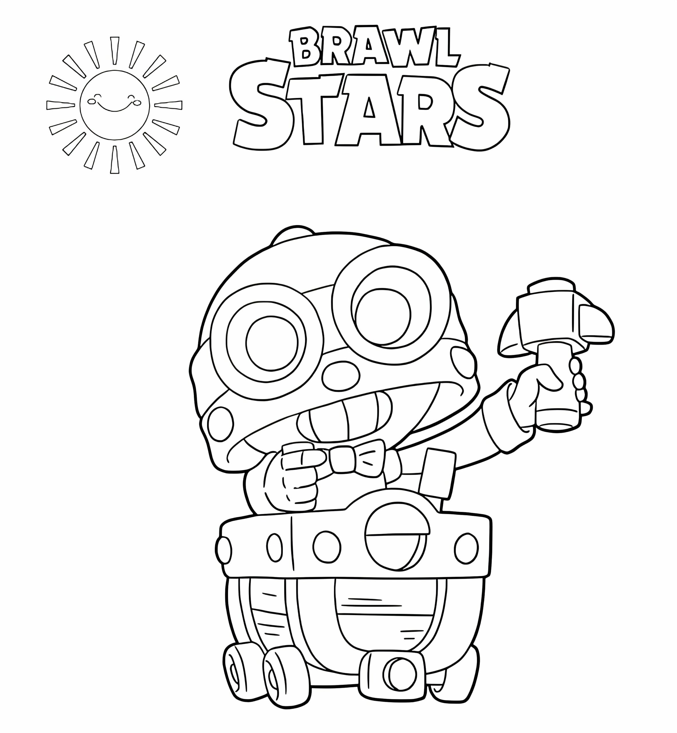 brawl stars coloring pages max