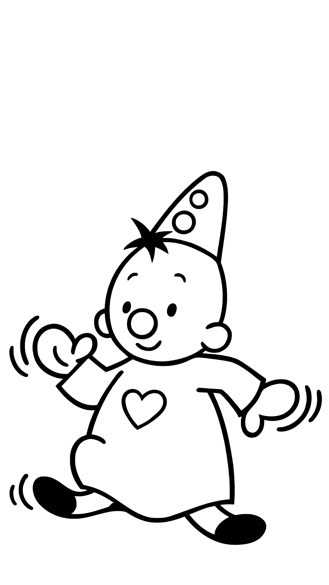 coloring pages of cute bumba