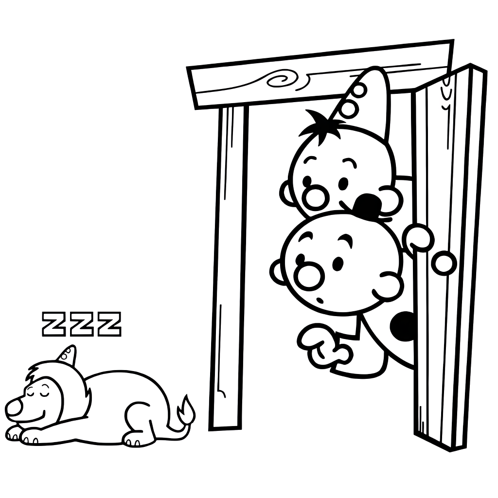 bumba coloring page