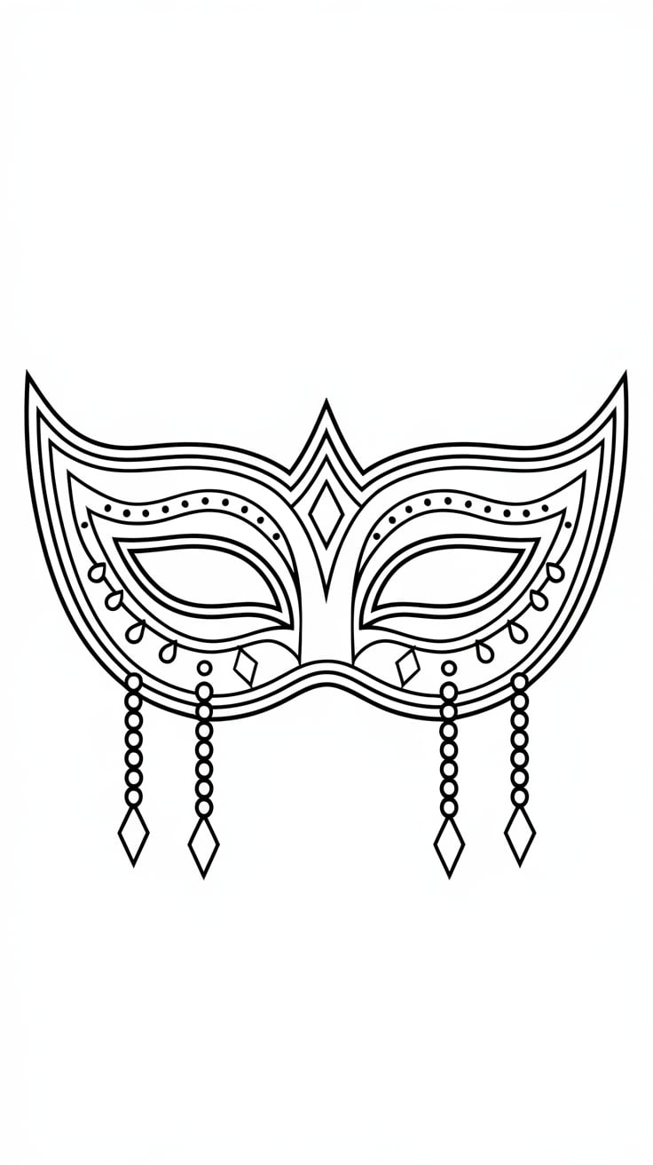 carnival theme coloring pages