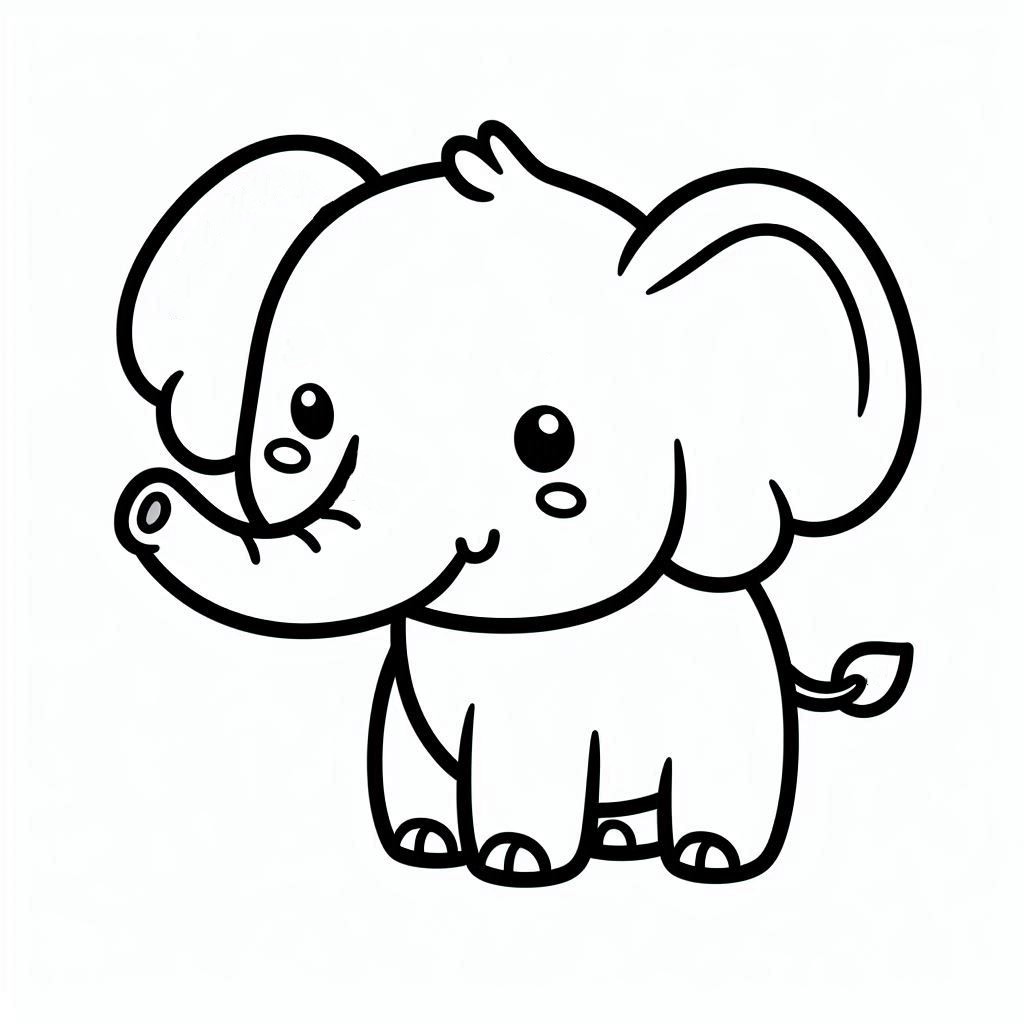 elephants coloring pages