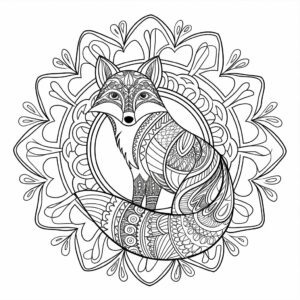 mandala flower coloring pages