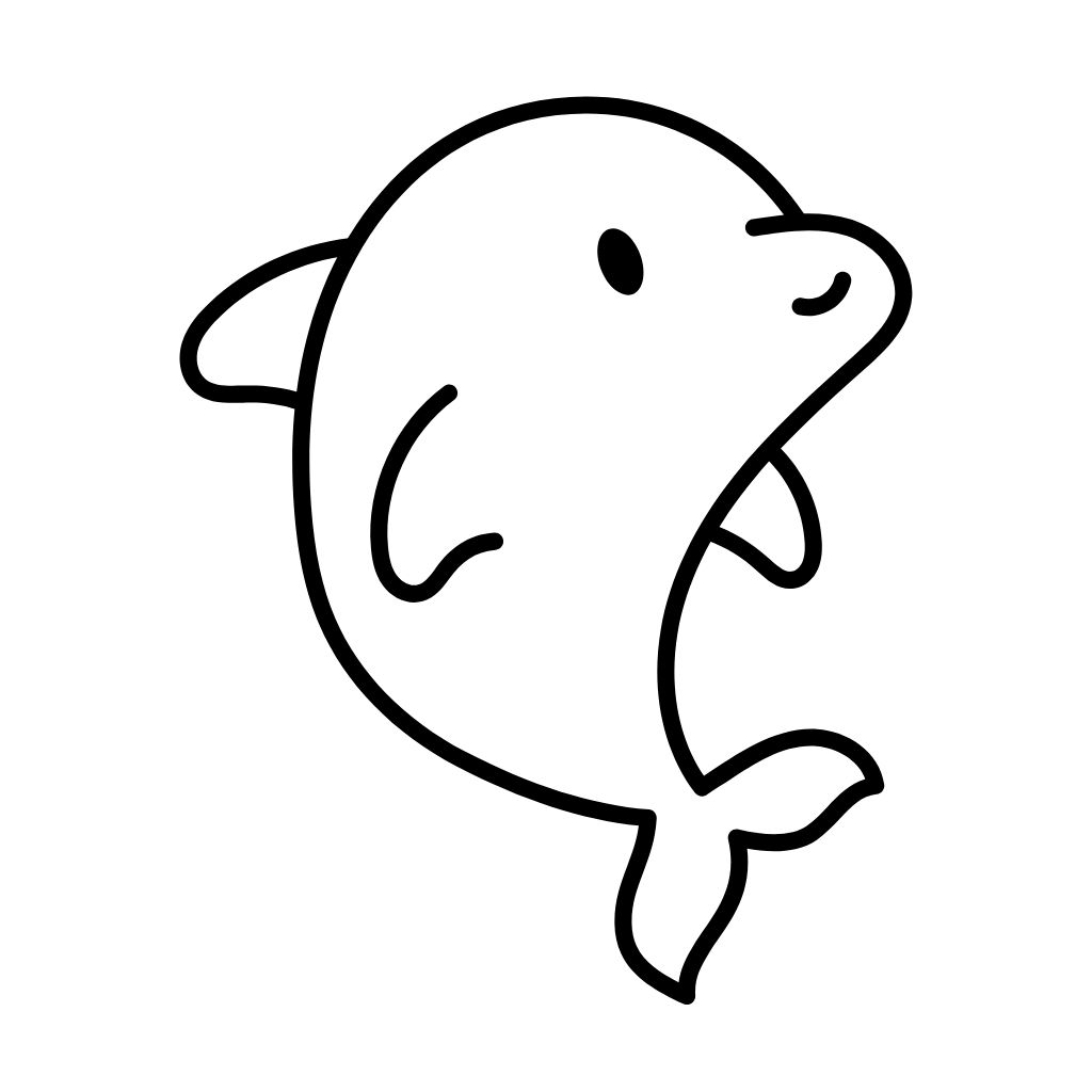 coloring pages for dolphins