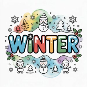 Winter Coloring Pages