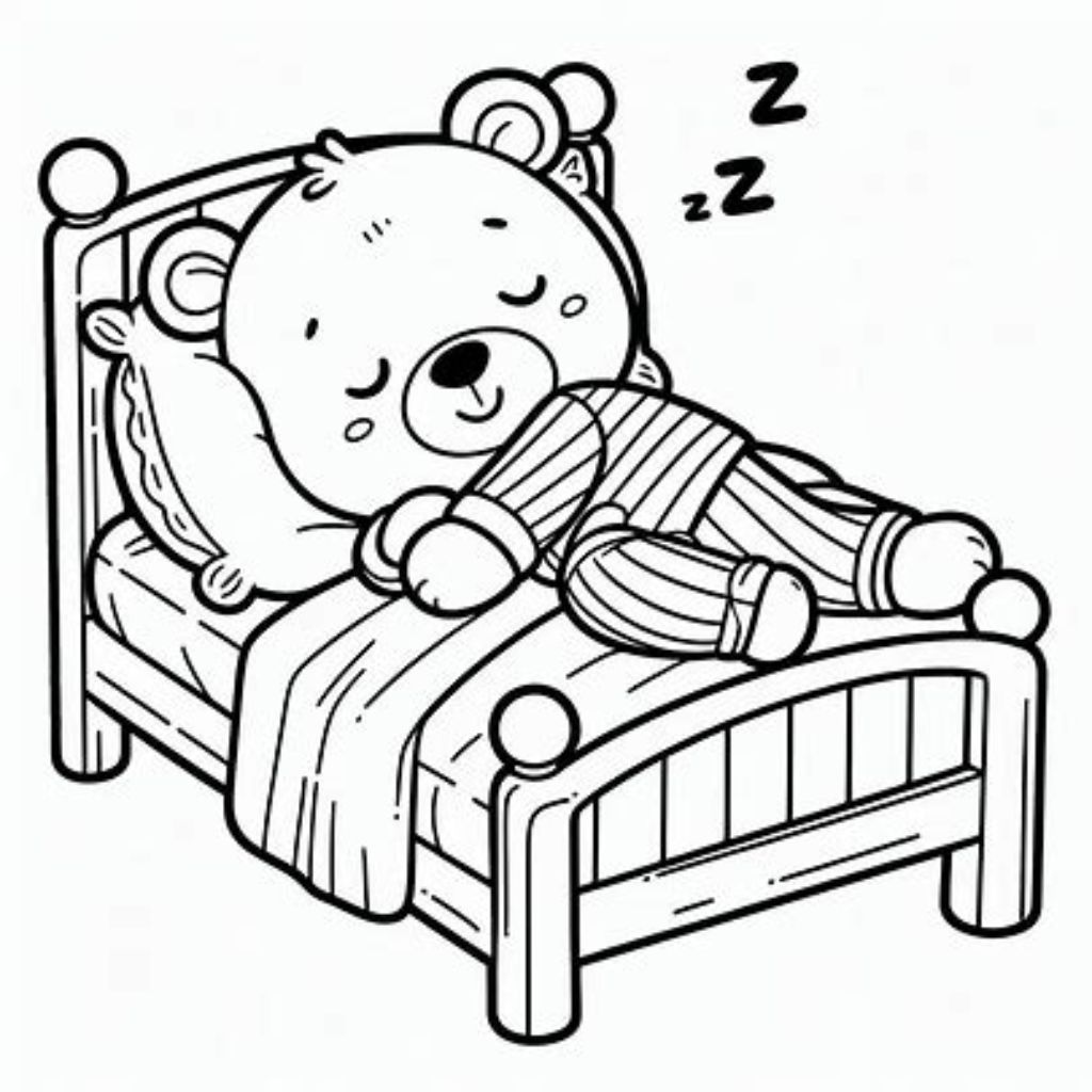 gummy bear coloring page