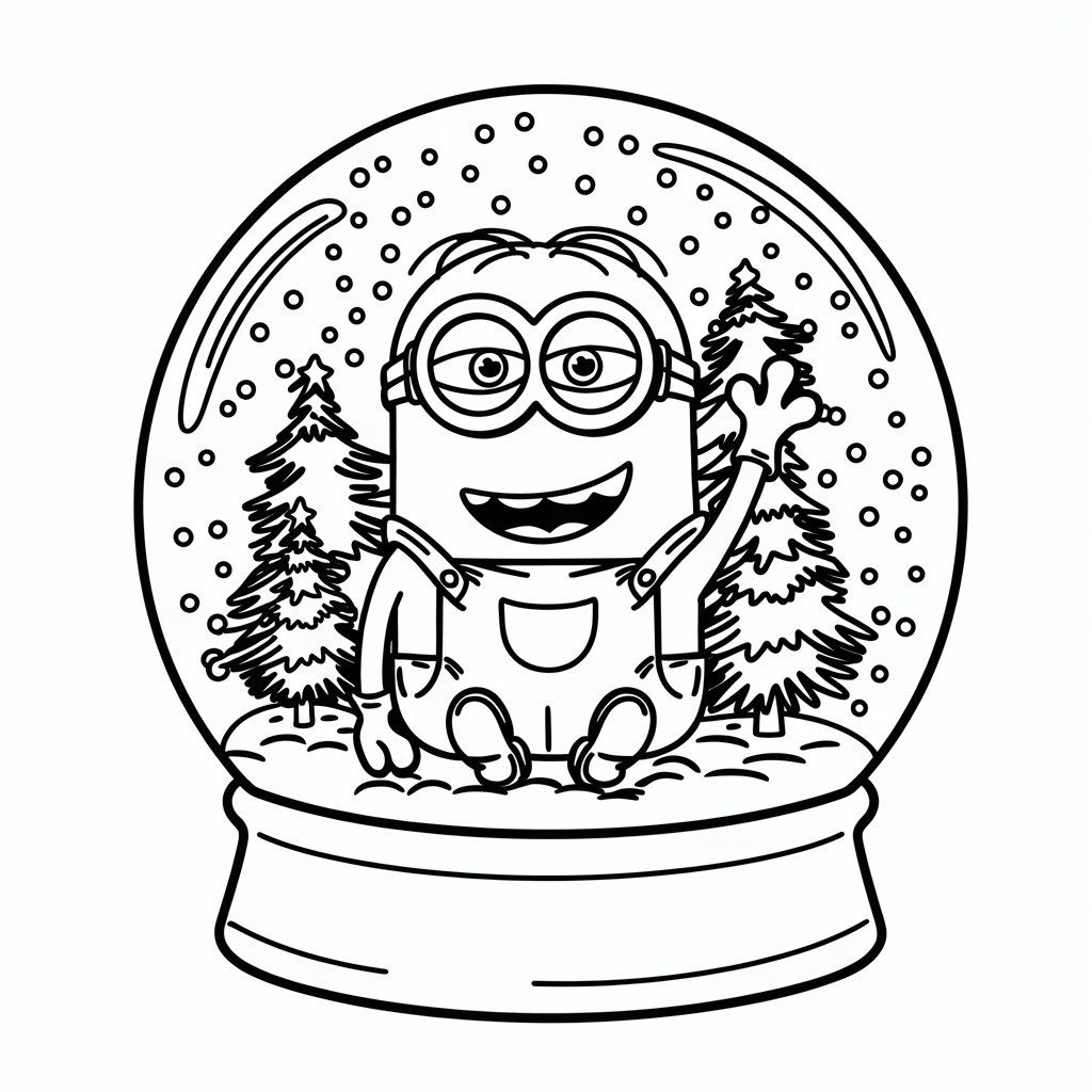 coloring pages minions bob