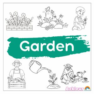 Gardening Coloring Pages