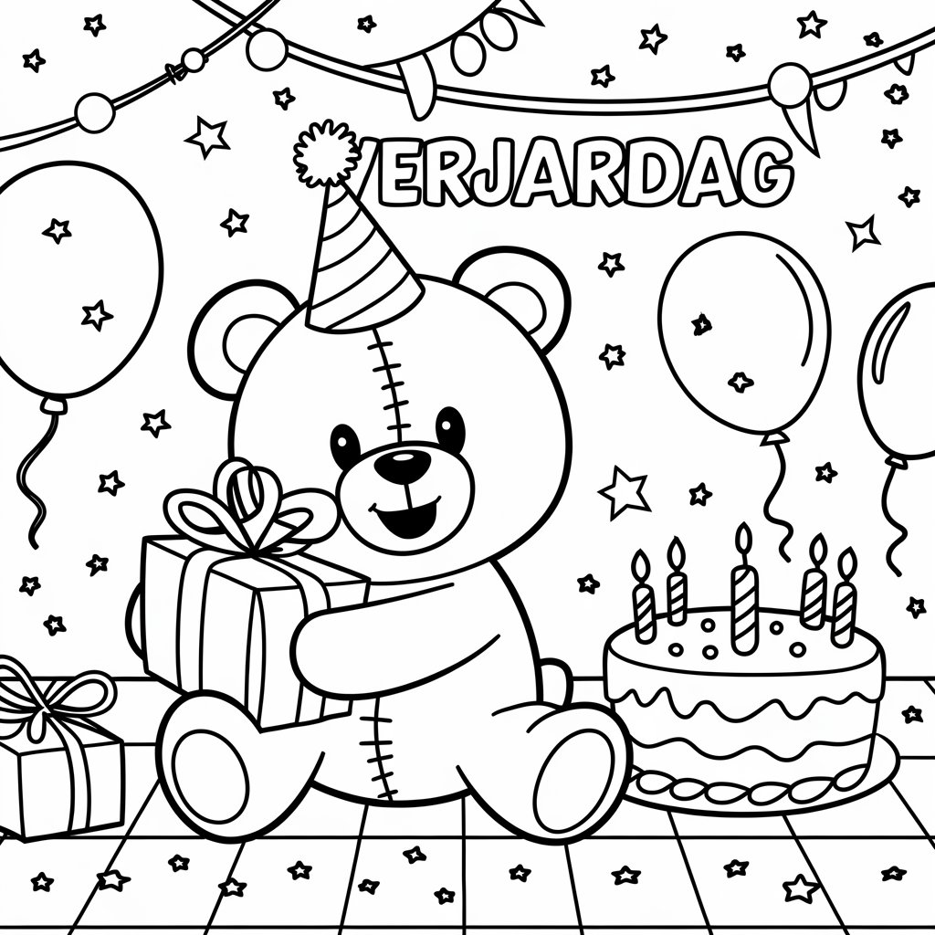 happy birthday daddy coloring pages