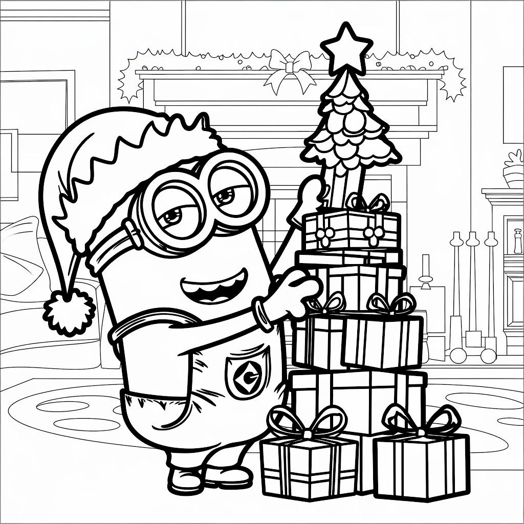 minion printable coloring pages