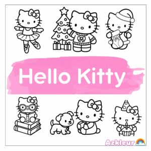 Hello Kitty Coloring Pages