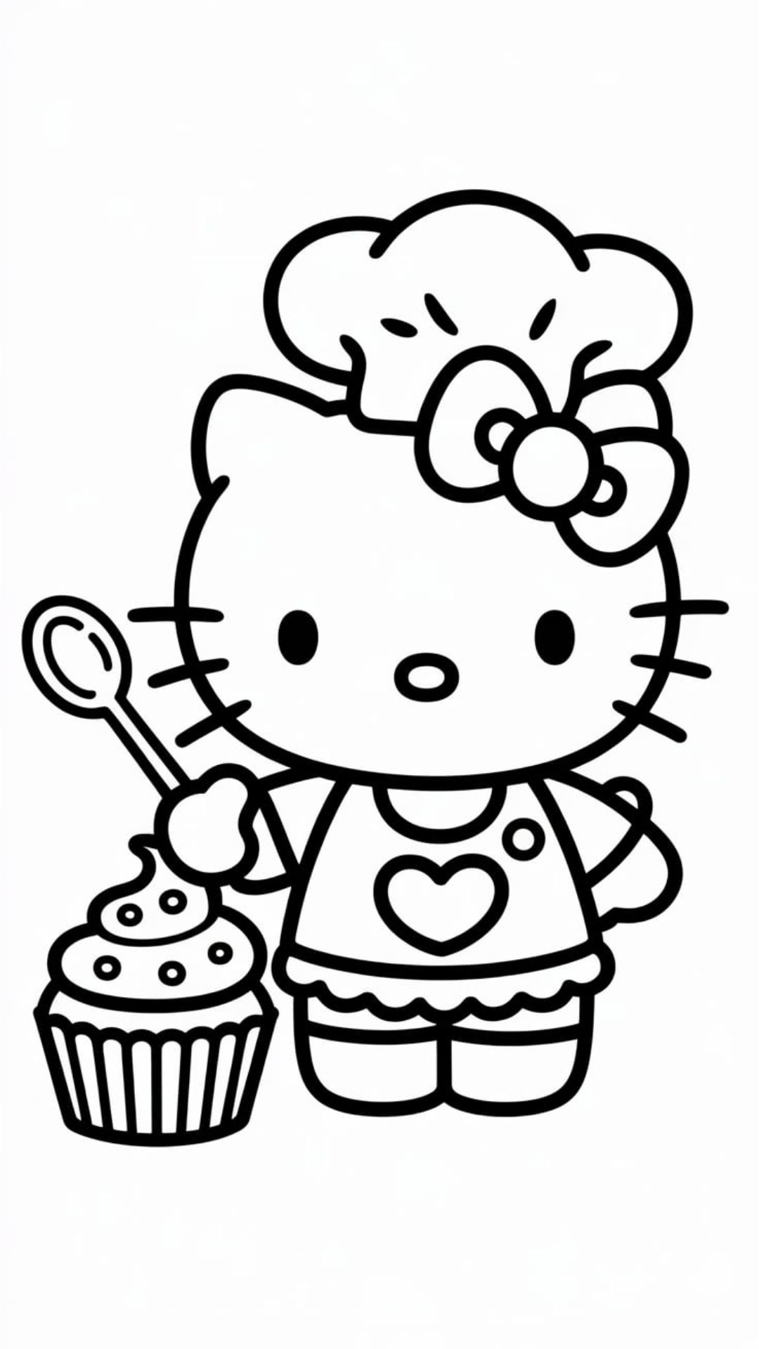 hello kitty color pages