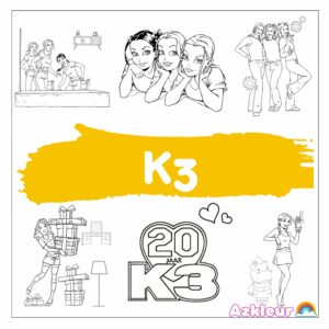 K3 Coloring Pages
