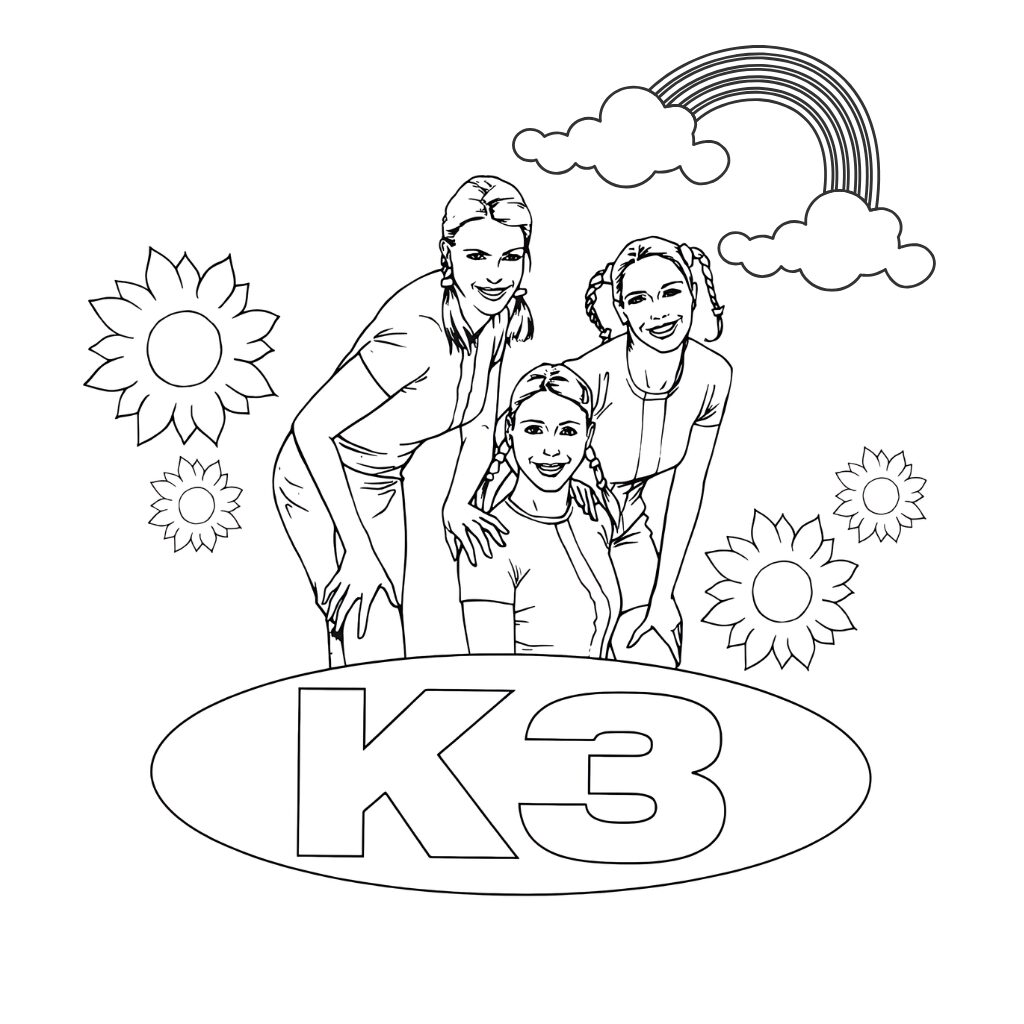 free k3 coloring page