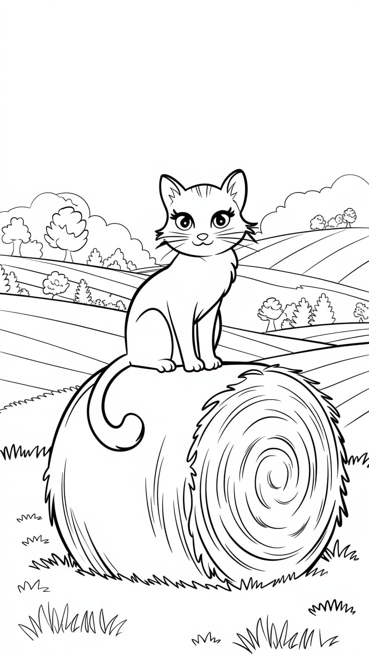 kitten cat coloring pages