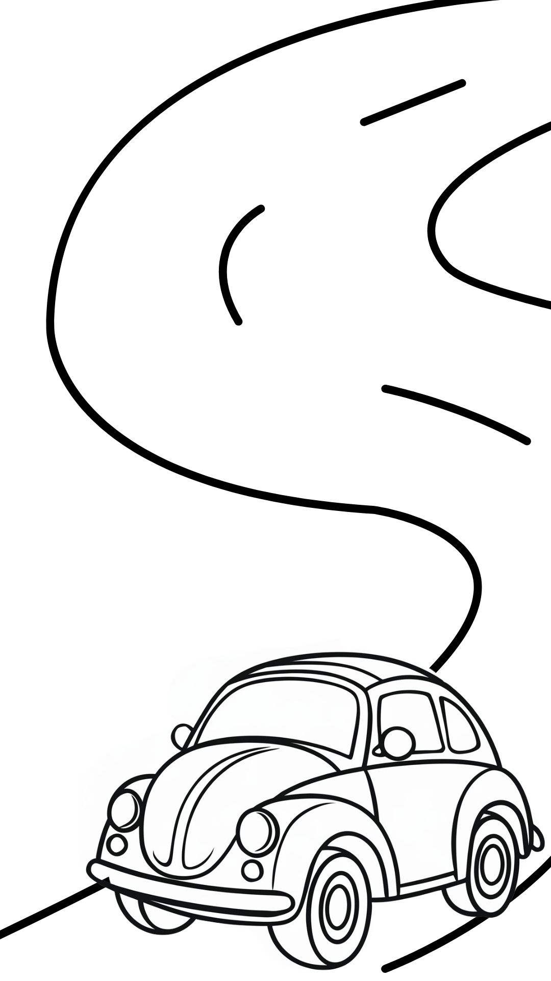 car coloring page