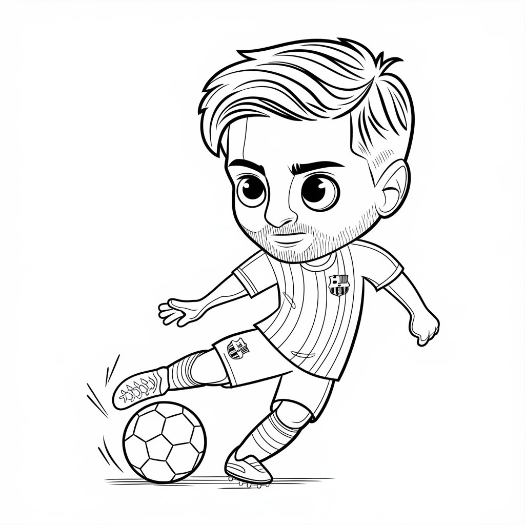 coloring pages messi