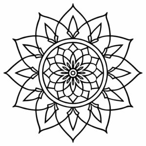 mandala animal coloring pages