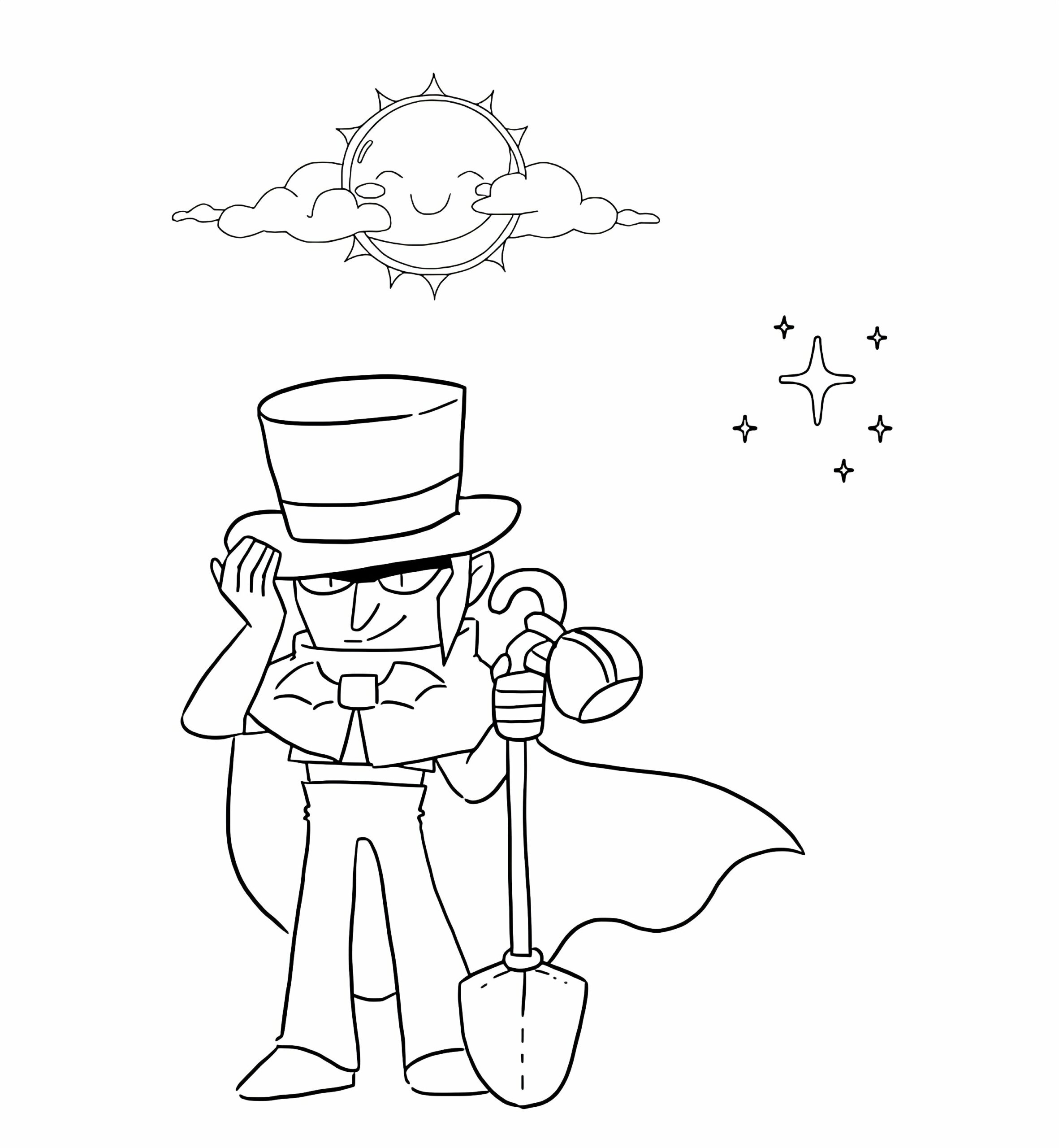 brawl stars coloring page