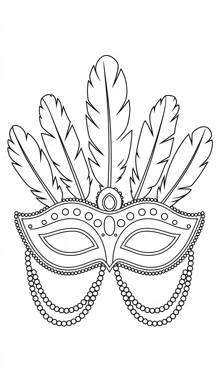 carnival coloring pages for kids