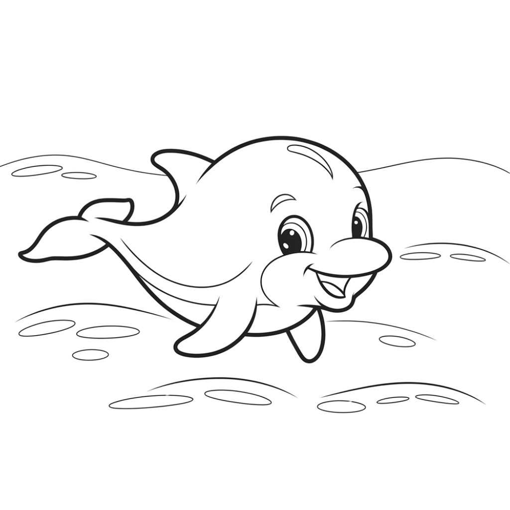 free dolphin coloring pages