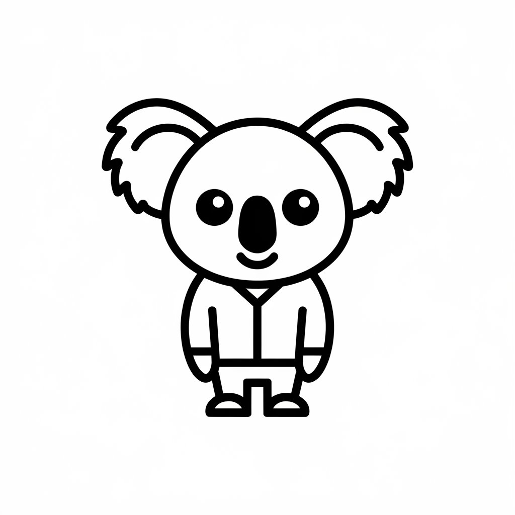 koala coloring pages