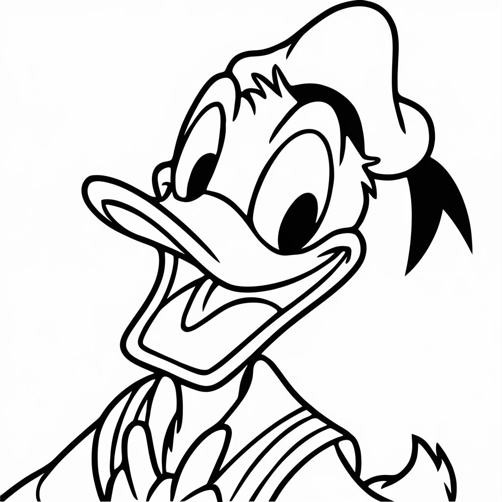 donald duck halloween coloring pages
