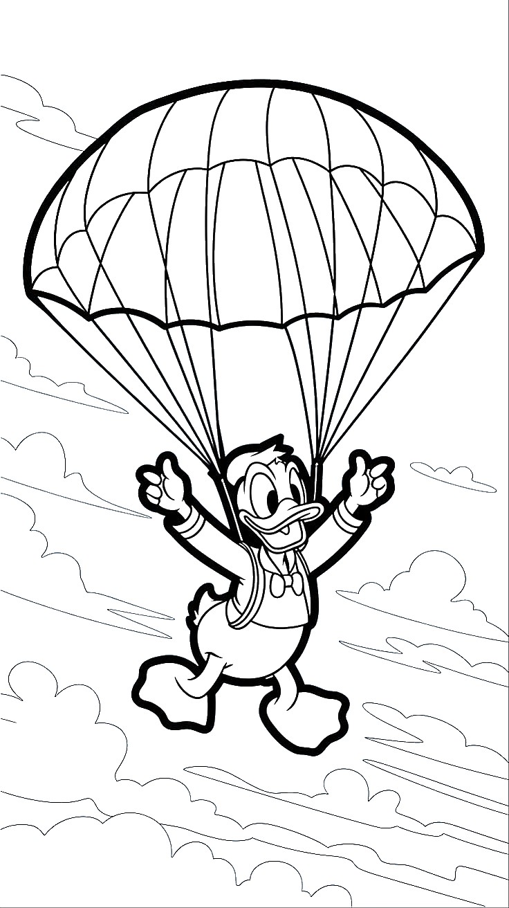 2017 donald duck coloring pages