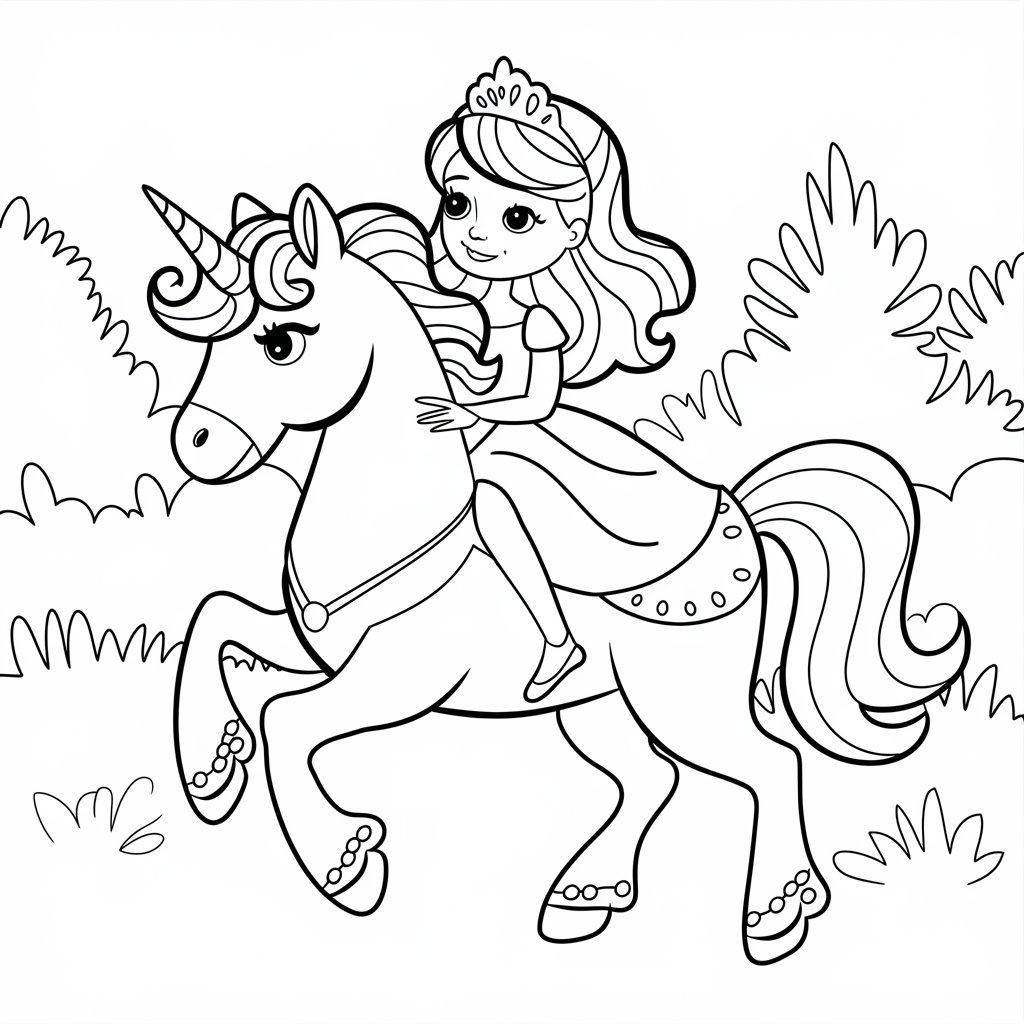 baby unicorn coloring pages