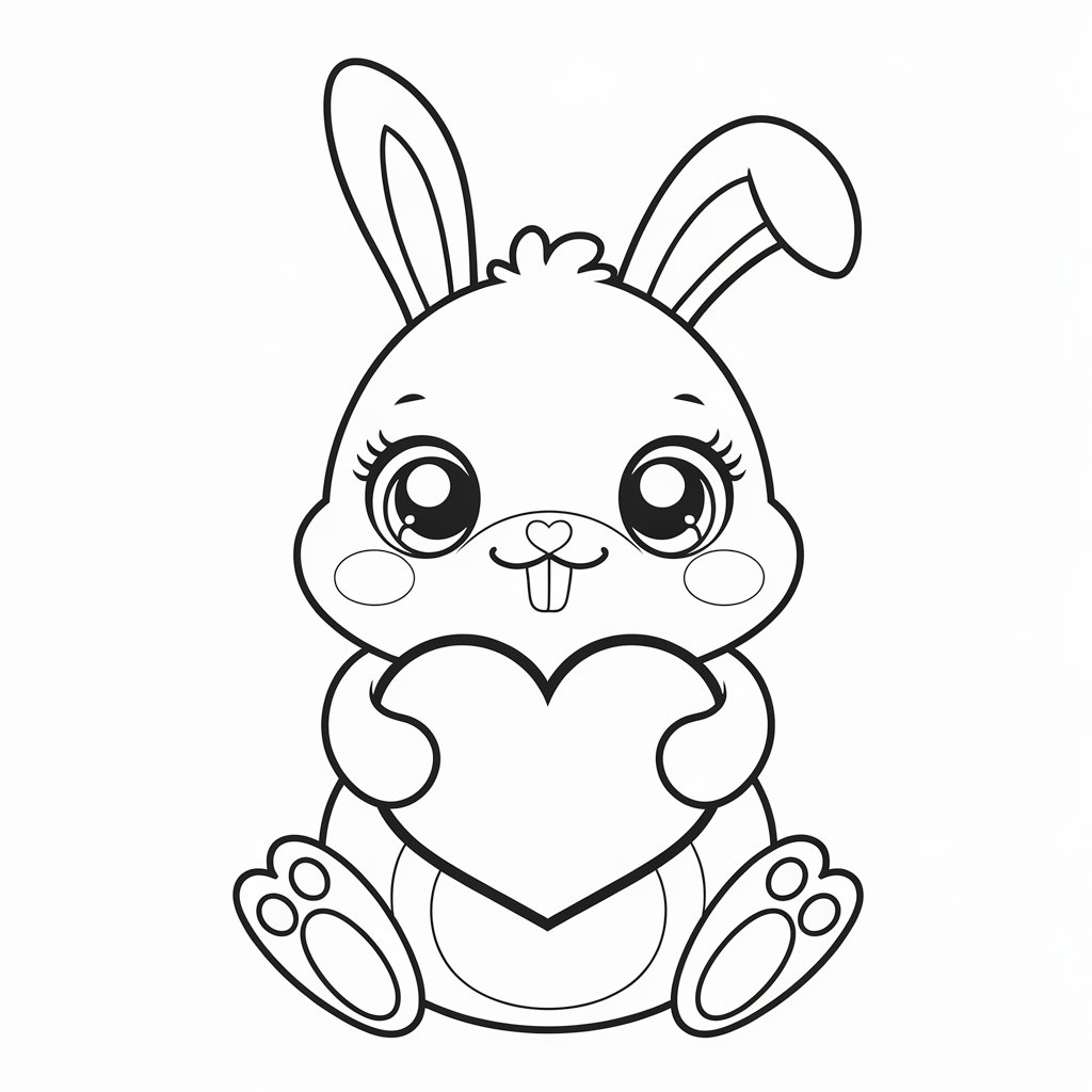 coloring page hearts