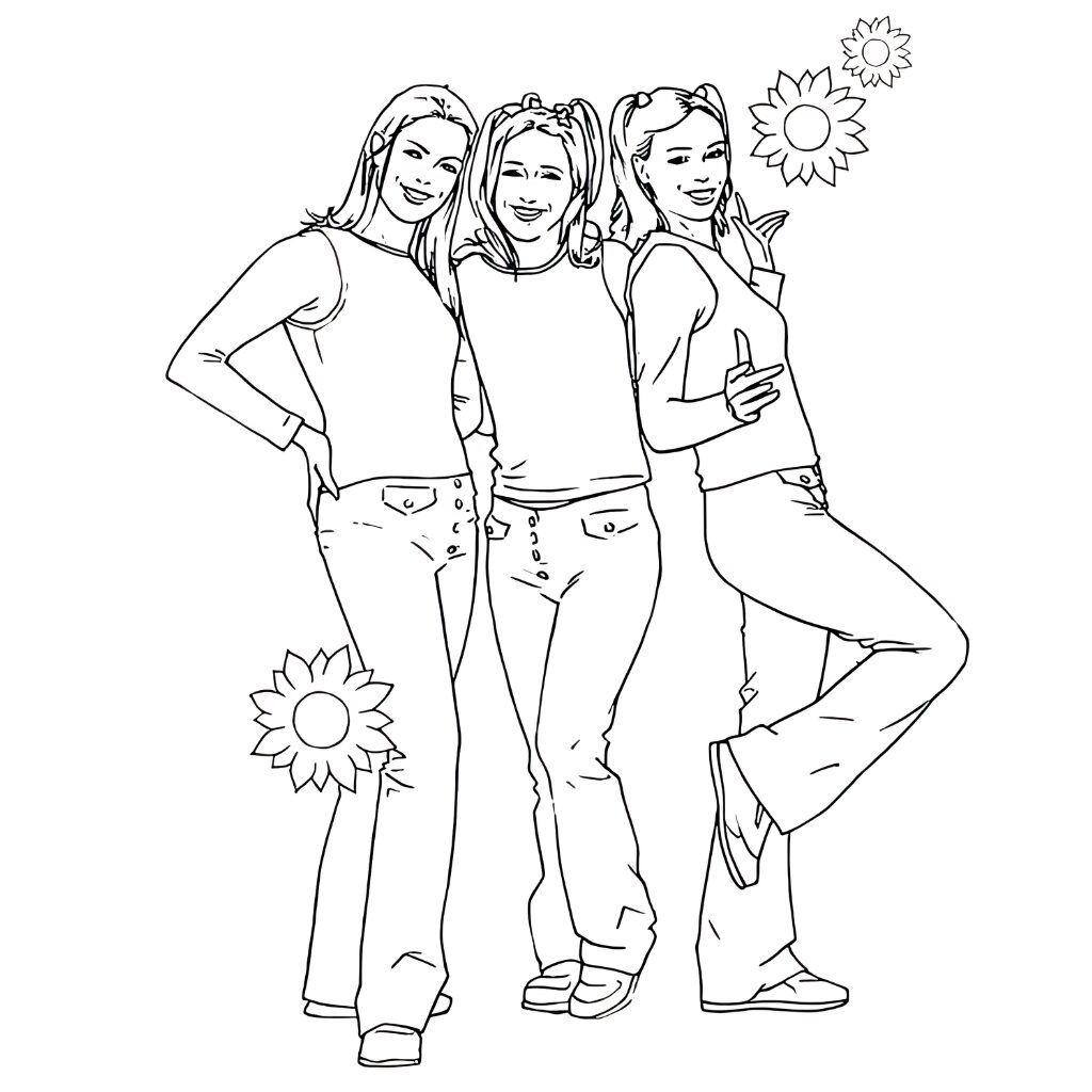 printable k3 coloring pages