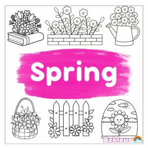 spring coloring pages