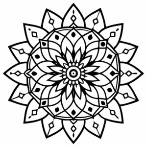 free printable mandala coloring pages