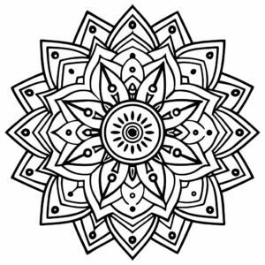 adult coloring pages mandala