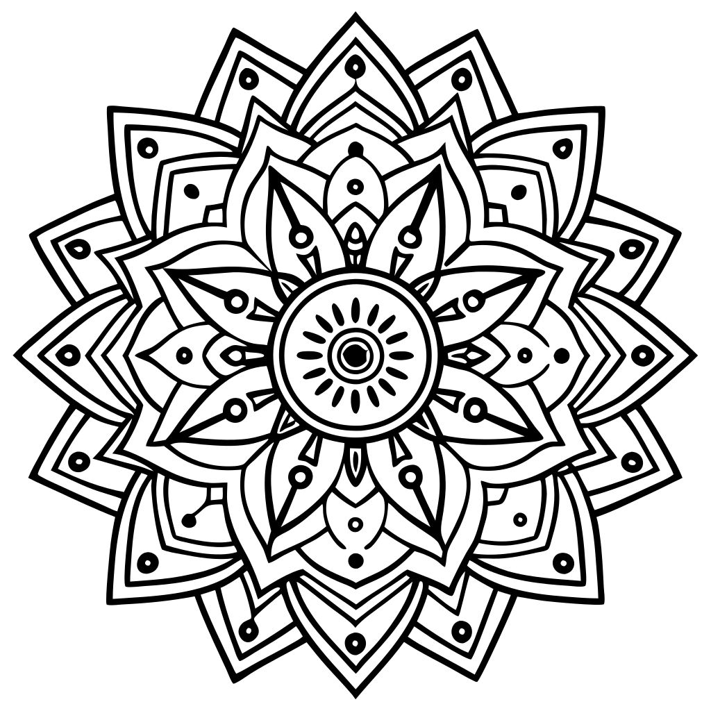 adult coloring pages mandala