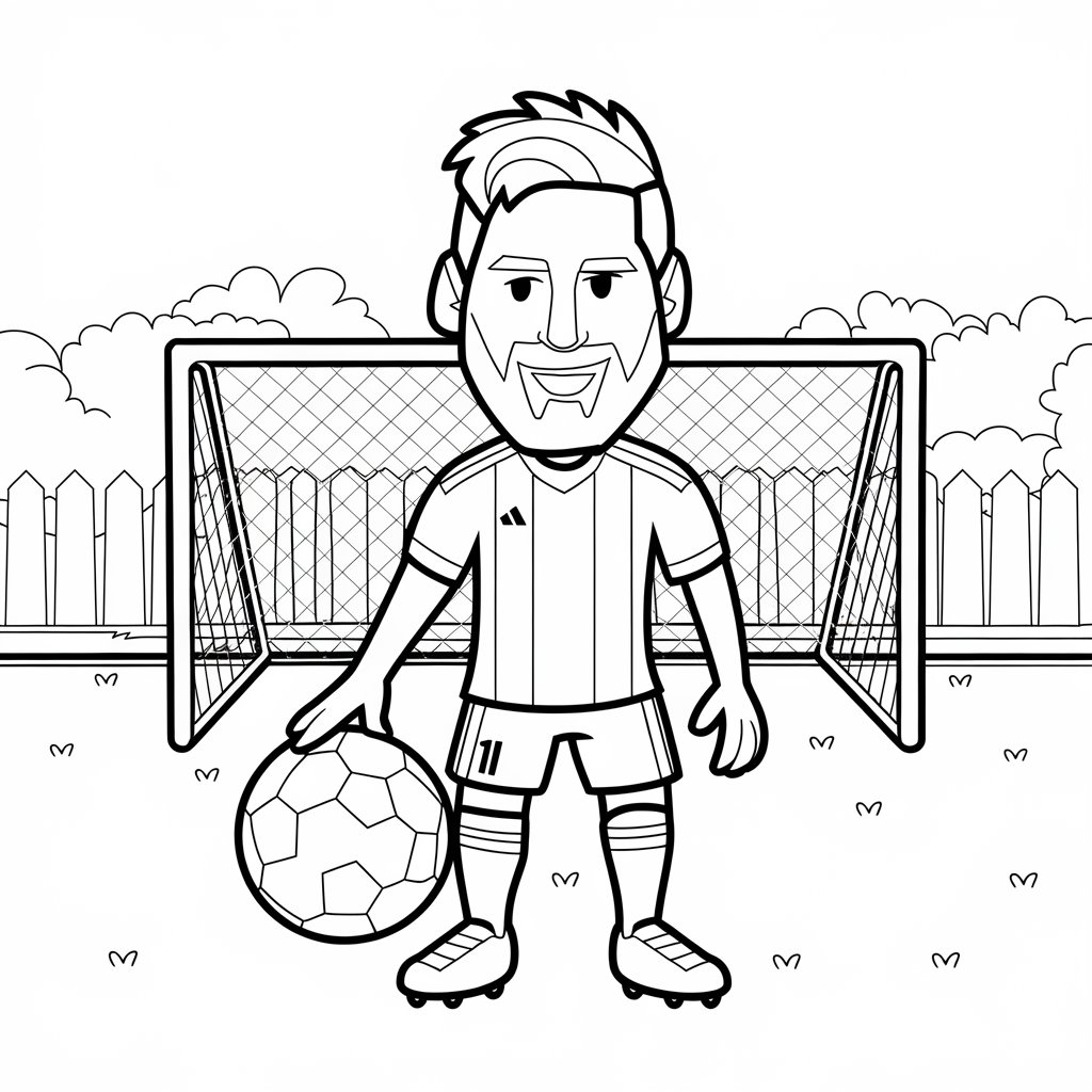 messi coloring pages inter miami