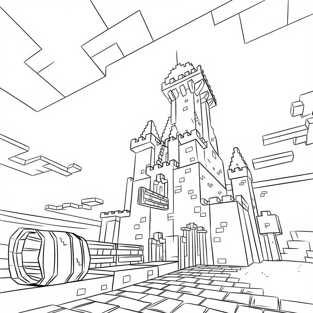 printable coloring pages minecraft