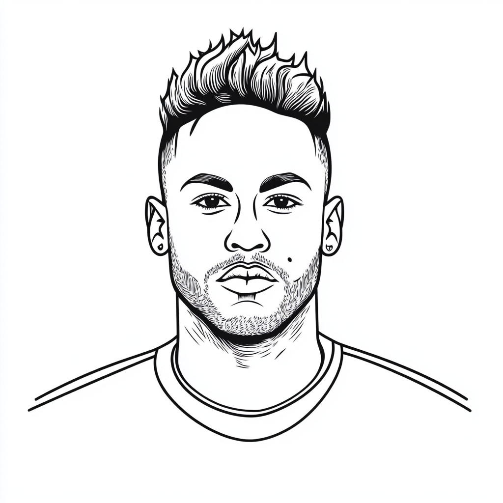 neymar-coloring-pages-child-friendly
