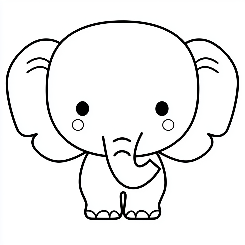 adult coloring pages elephant