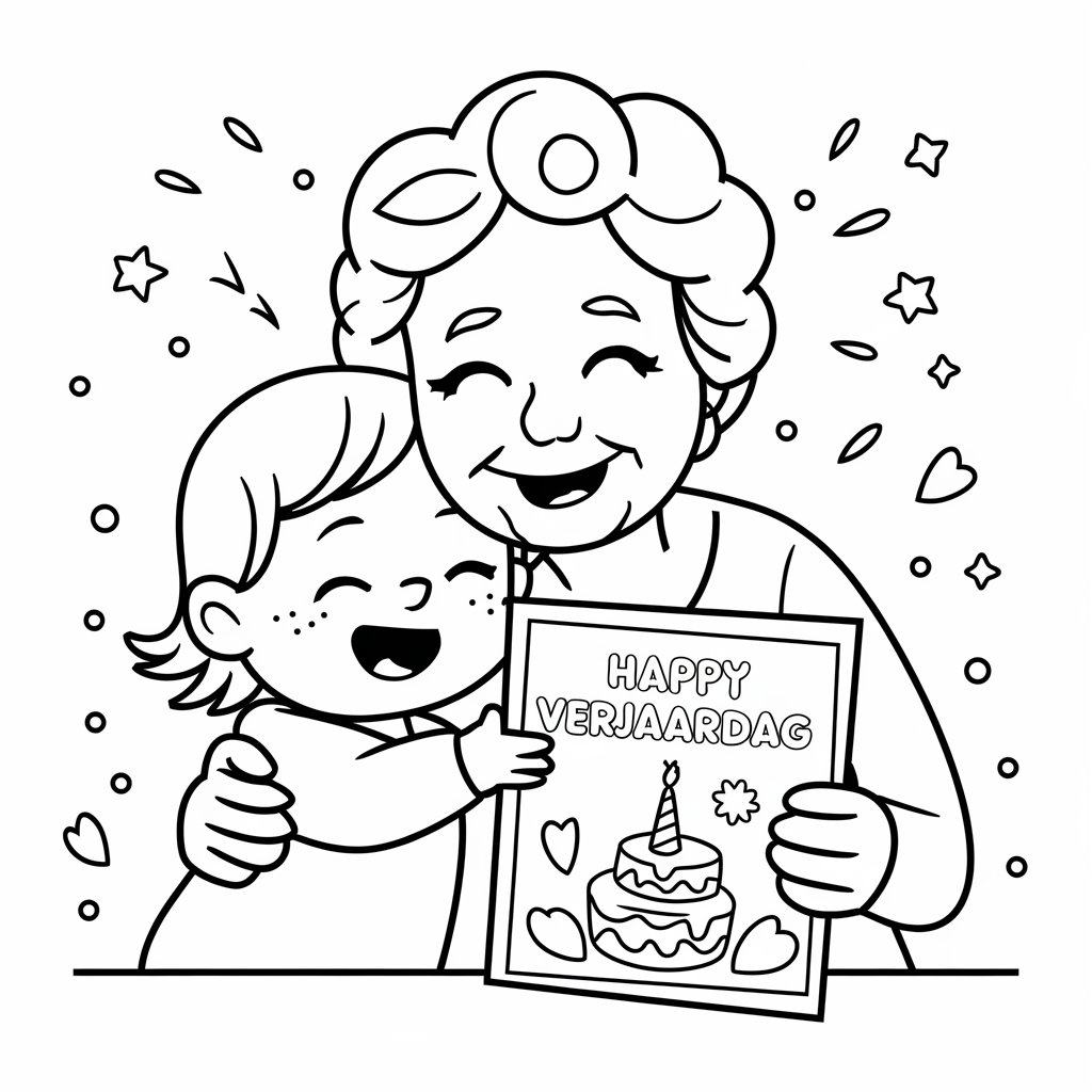 coloring pages birthday