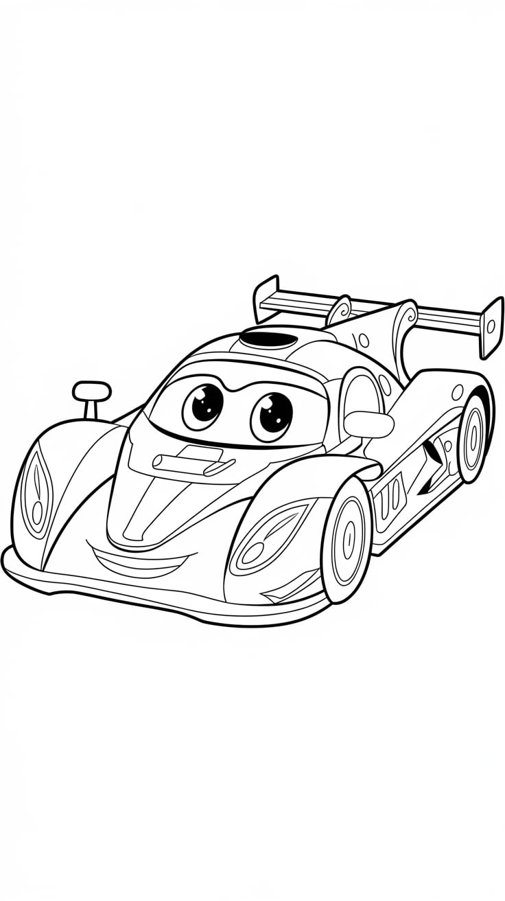 race car coloring pages printable free