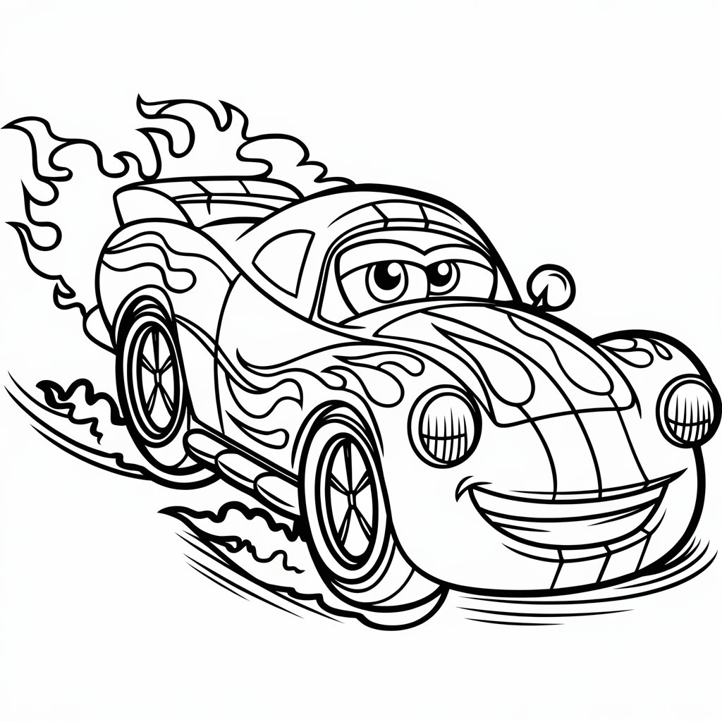 coloring pages for race cars