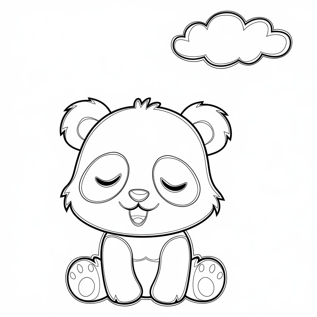 pandas coloring pages
