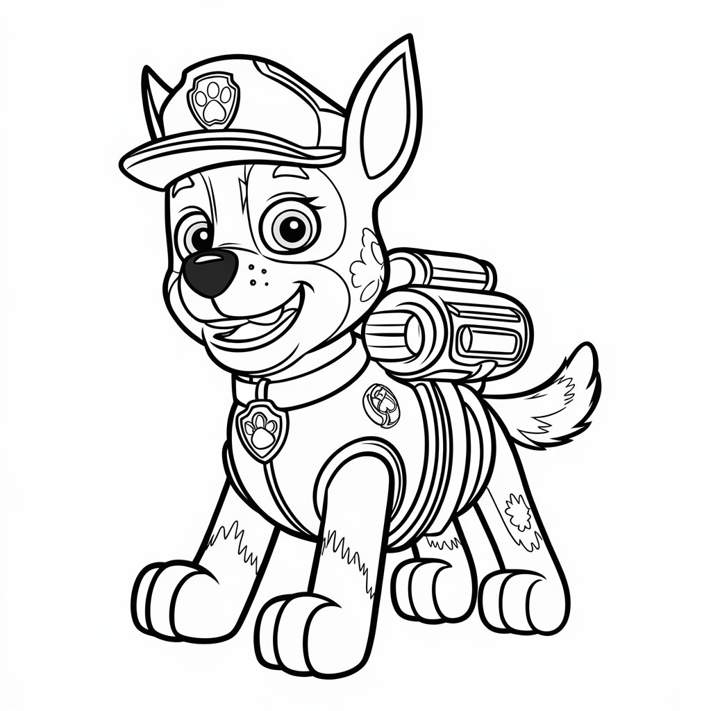 paw patrol coloring pages printable