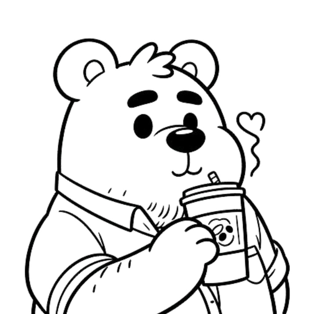 polar bear coloring pages