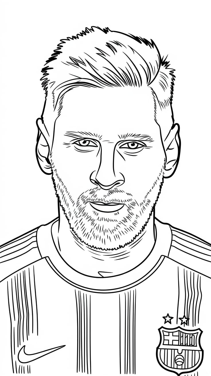 messi coloring pages world cup