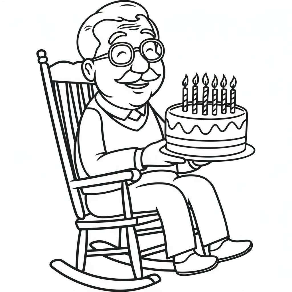 coloring pages happy birthday