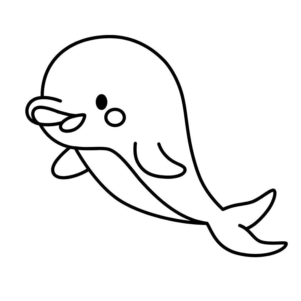 dolphin color pages