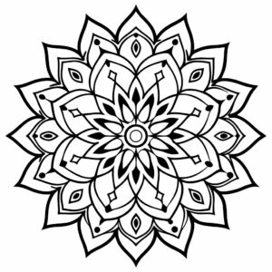 coloring pages of mandalas
